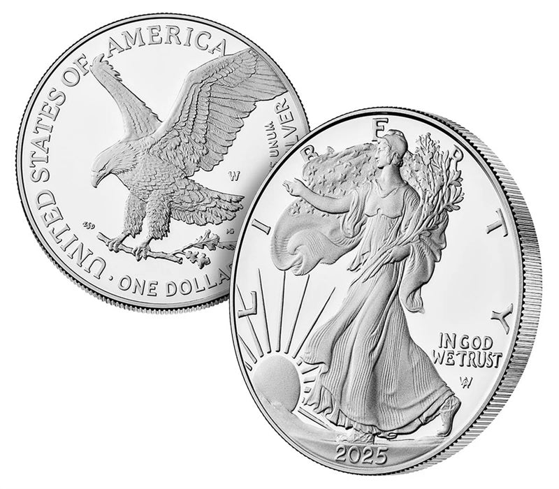 2025 American Silver Eagle 1 oz .999 Fine Silver